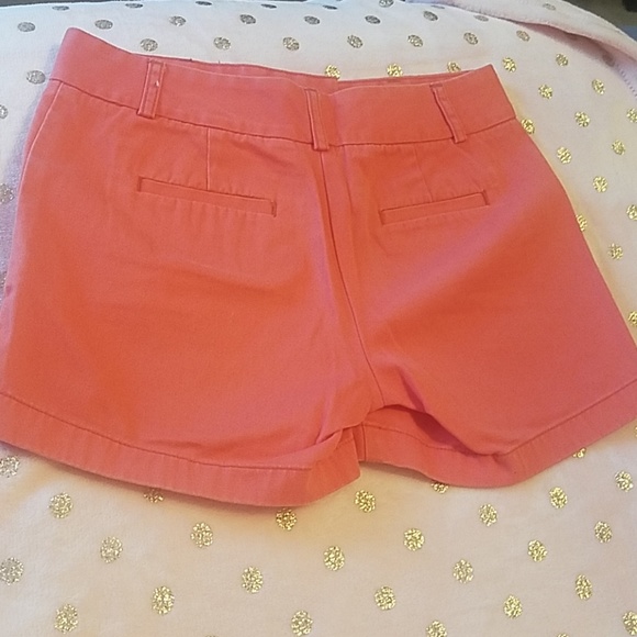 Orange J Crew Chino Shorts - Picture 3 of 4